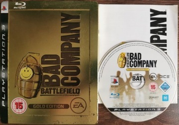 Battlefield Bad Company na PS3 edycja Steelbook. 