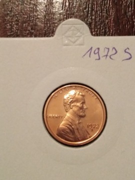 Moneta 1 cent usa Lincoln 1972 s