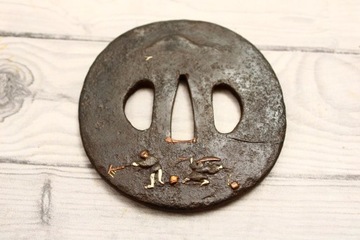 91/ JAPOŃSKA TSUBA. OKRES EDO 1603 - 1868. 