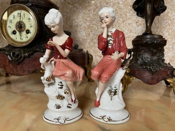 Figurki Porcelana Para Muzyków 2 szt. B516