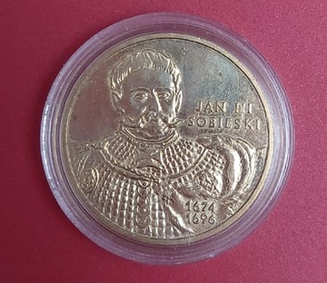 Moneta 2 zł Jan III Sobieski 2001r.