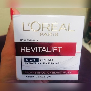 Loreal REVITALIFT KREM NA NOC PRZECIWZMARSZCZKOWY 