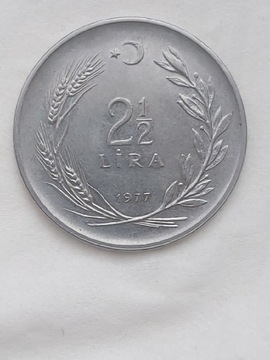 137 Turcja 2 1/2 liry, 1977
