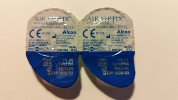Soczewki miesięczne Alcon Air Optix Plus HydraGlyde -4,0, 2 szt.
