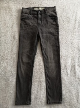 Szare spodnie jeansowe jeansy Denim Co. 146