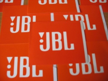  Pomarańczowa naklejka JBL
