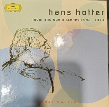 Hans Hotter Lieder and opera scenes 1942-1973 DG