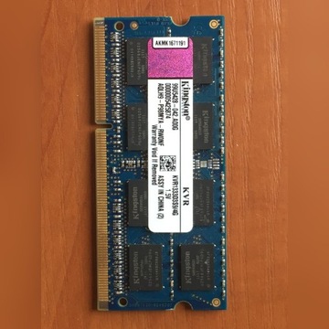 KINGSTON 4GB SODIMM DDR3 1333MHz 1,5V DO LAPTOPA
