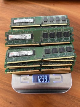 Pamięć RAM 80 szt. odzysk DDR2
