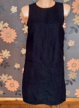 czarna sukienka esmara 36 luźny krój  