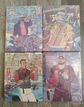 STEELBOOK CYBERPUNK 2077 ZESTAW 4 SZTUKI KOMPLET 