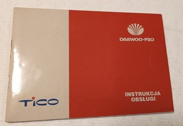 Instrukcja Obsługi Daewoo Tico