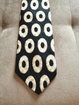 Krawat męski Vintage jedwab G. Beene kolekcja