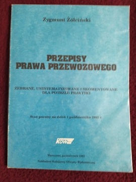 Przepisy Prawa Przewozowego