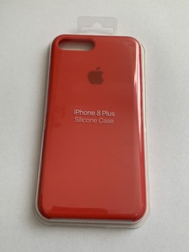 Plecki Apple silicone Case IPhone 8 Plus czerwony