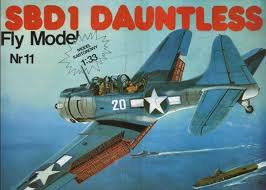 Fly Model nr 11 SBD1 DAUNTLESS