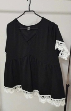 Piękna czarna bluzka rozmiar XL/44 firmy SHEIN !!!