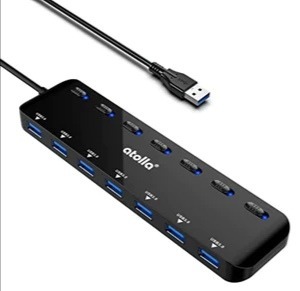 Hub USB 3.0 aktywny Slim 7 Portowy z wylacznikiem