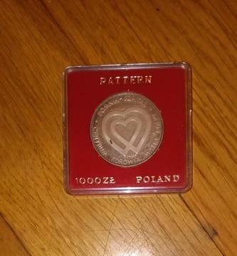 moneta 1000zł  Centrum Zdrowia Matki Polki