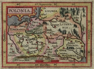 Polen-Polska reprint XVII w. map