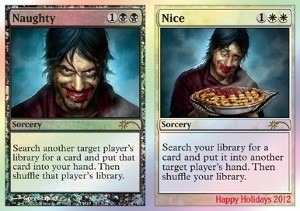 Naughty // Nice promo Foil