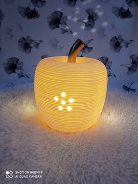 Ceramiczne jabłko LED od dekor