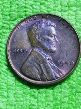 Moneta obiegowa USA 1 cent 1940r