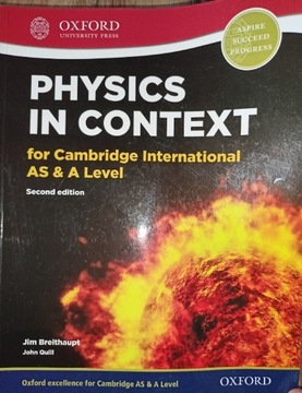 Podręcznik Oxford Physics in context.