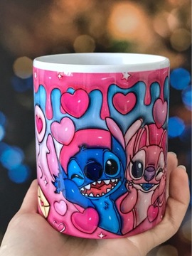 Kubek z nadrukiem Stitch Stich Disney prezent dziecko urodziny 330ml