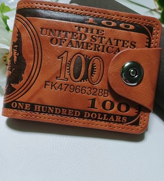 Męski portfel- 100 Dolars 