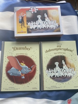 Disney Hachette 101 dalmatyńczyków Dumbo + puzzle