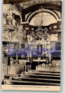 MISZKOWICE 1936 Michelsdorf Evgl. Pfarrkirche