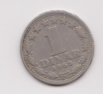 1  Dinar   1965  -  JUGOSŁAWIA