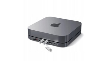 Satechi ST-ABHFS do Mac Mini HUB USB-C micro/SD 