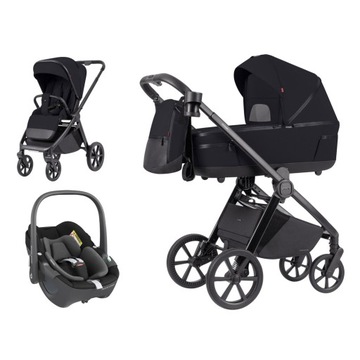 Carrello Omega Plus Cosmo Black | zestaw 3w1