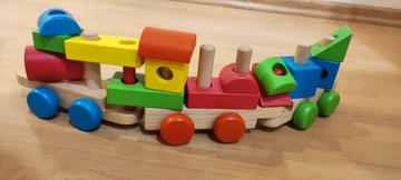 Drewniany pociąg 