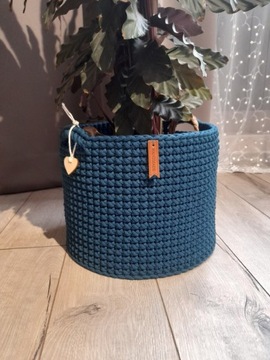 Kosz prezent na Handmade boho sznurek bawełniany 