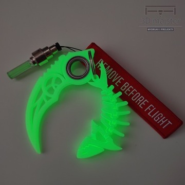 Keyrambit XL Rekin KeyGlower Green Hit ! 3Dmajster