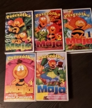 Pszczółka Maja kasety VHS