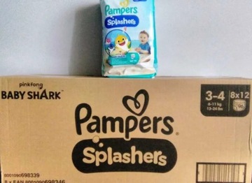 Pampers Splashers 3-4 6-11kg Pieluchy Do Wody