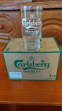 Carlsberg Denmark Szklanki Pokale 6 Sztuk 500