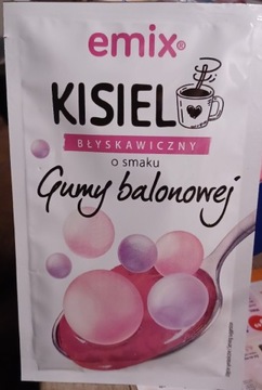 Kisiel na kubek o smaku gumy balonowej Emix