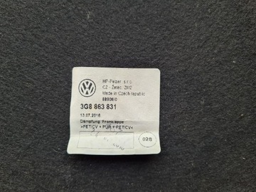Wygłuszenie maski do VW Arteon 3G8863831
