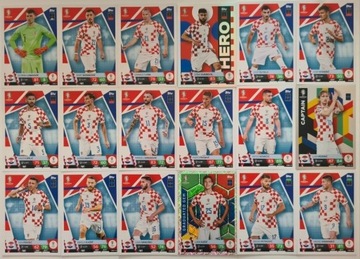 18 Kart Chorwacja Topps Euro 2024 Modrić Perisić 