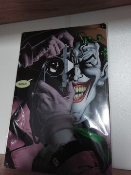 Metalowa okłada Joker.