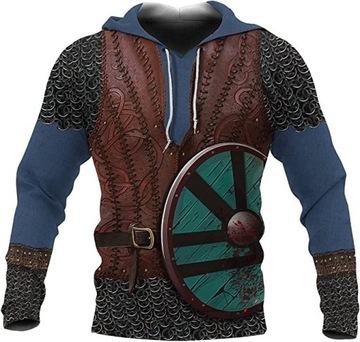 NOWA Bluza z nadrukiem vikinga