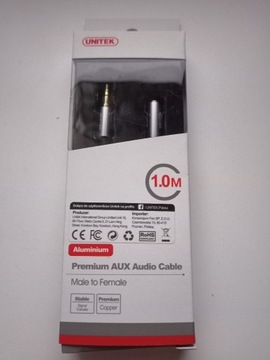 Kabel UNITEK Minijack 3,5 mm - 3,5 mm 1m.