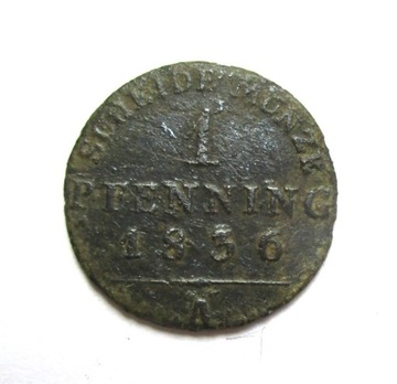 1 Pfennig 1836 r. Prusy
