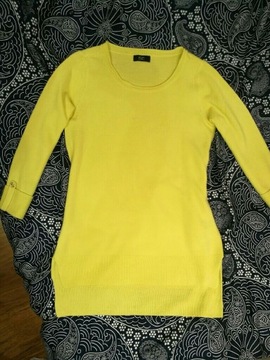 Sweter żółty xs s