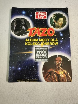 Kolekcjonerski Pełny Album Tazo Star Wars 50 Tazo
